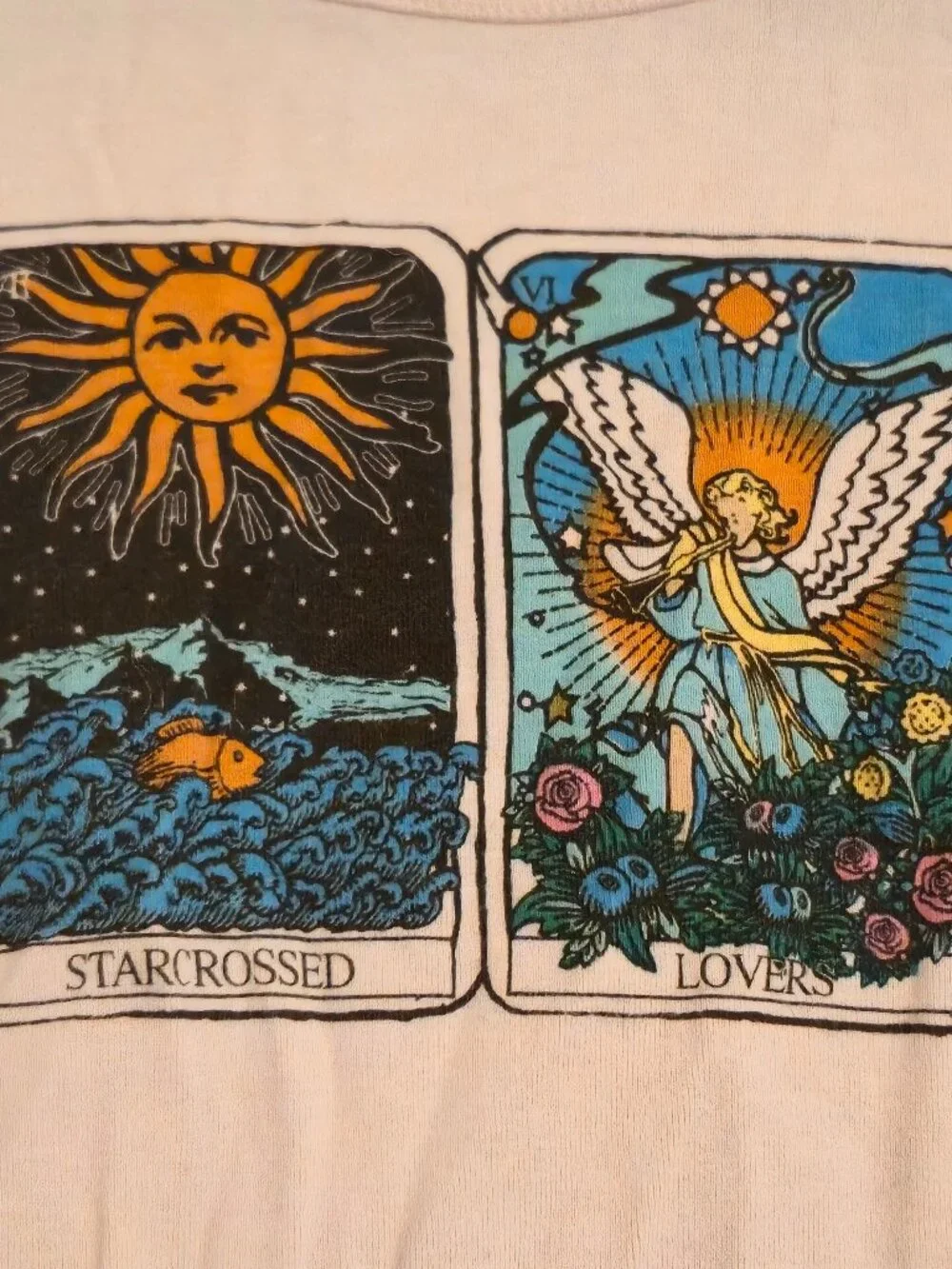 Urban Outfitters tarot lettuce crop top (XL)